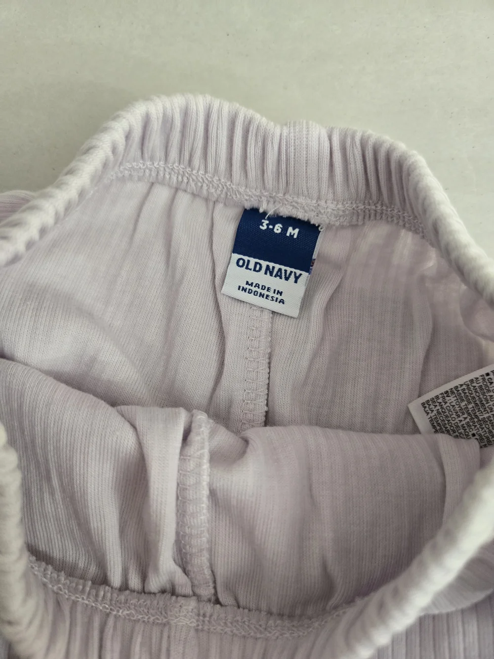 NWT Old Navy Baby Girl 2 Piece Ribbed Set Lilac 3-6M